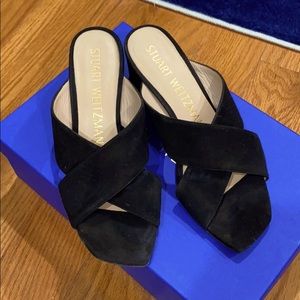 Stuart Weitzman black sandals - size 6